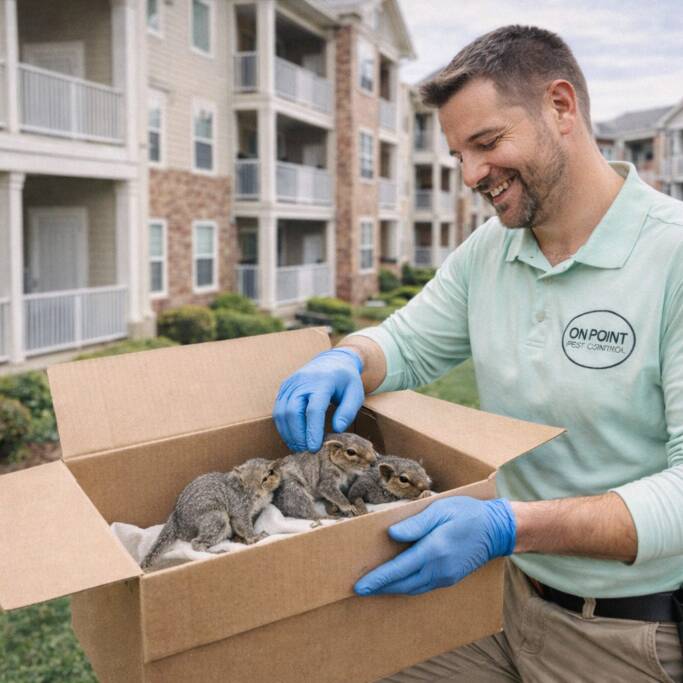 Baby Squirrel Rescue From Houston Apartments