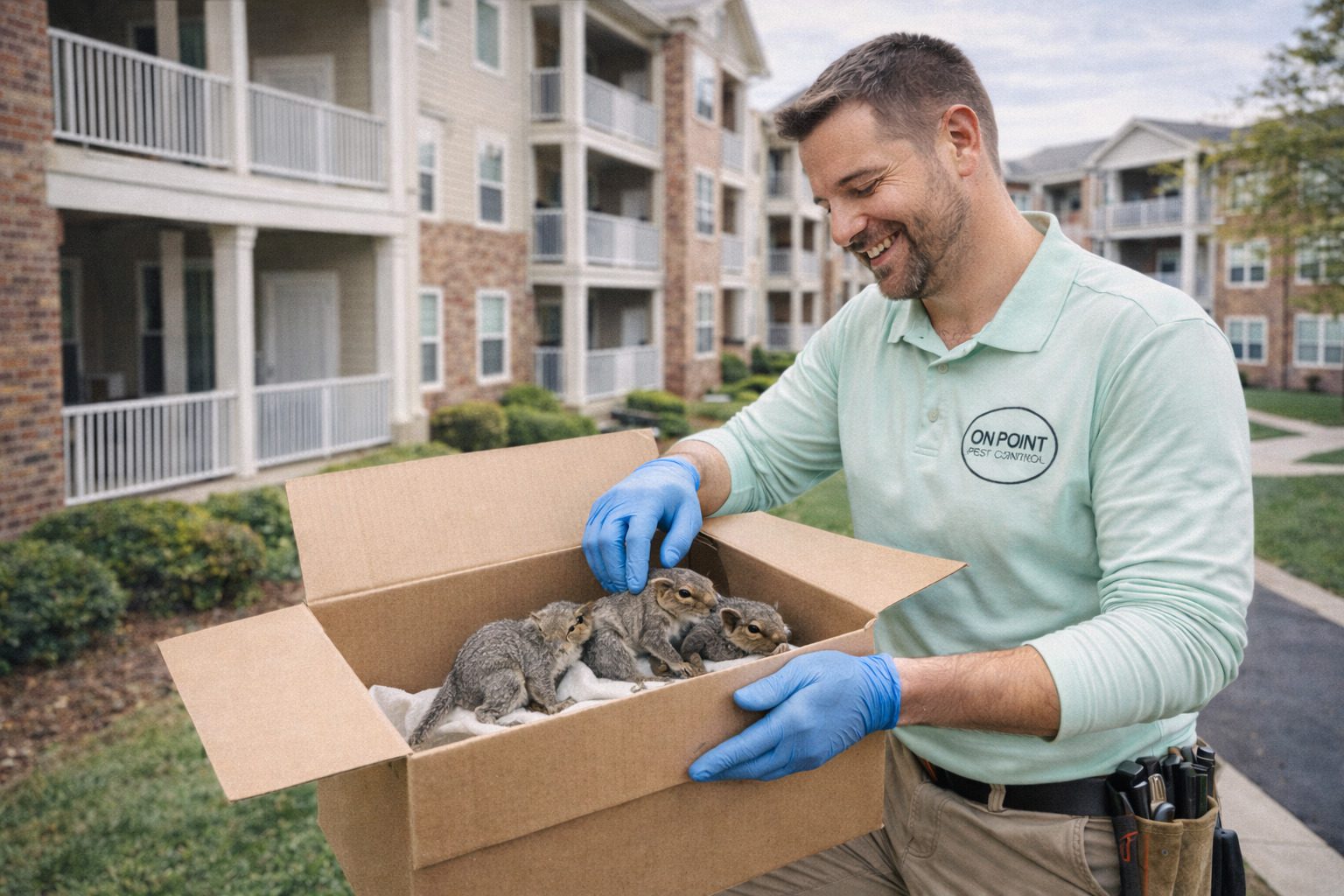 Baby Squirrel Rescue From Houston Apartments