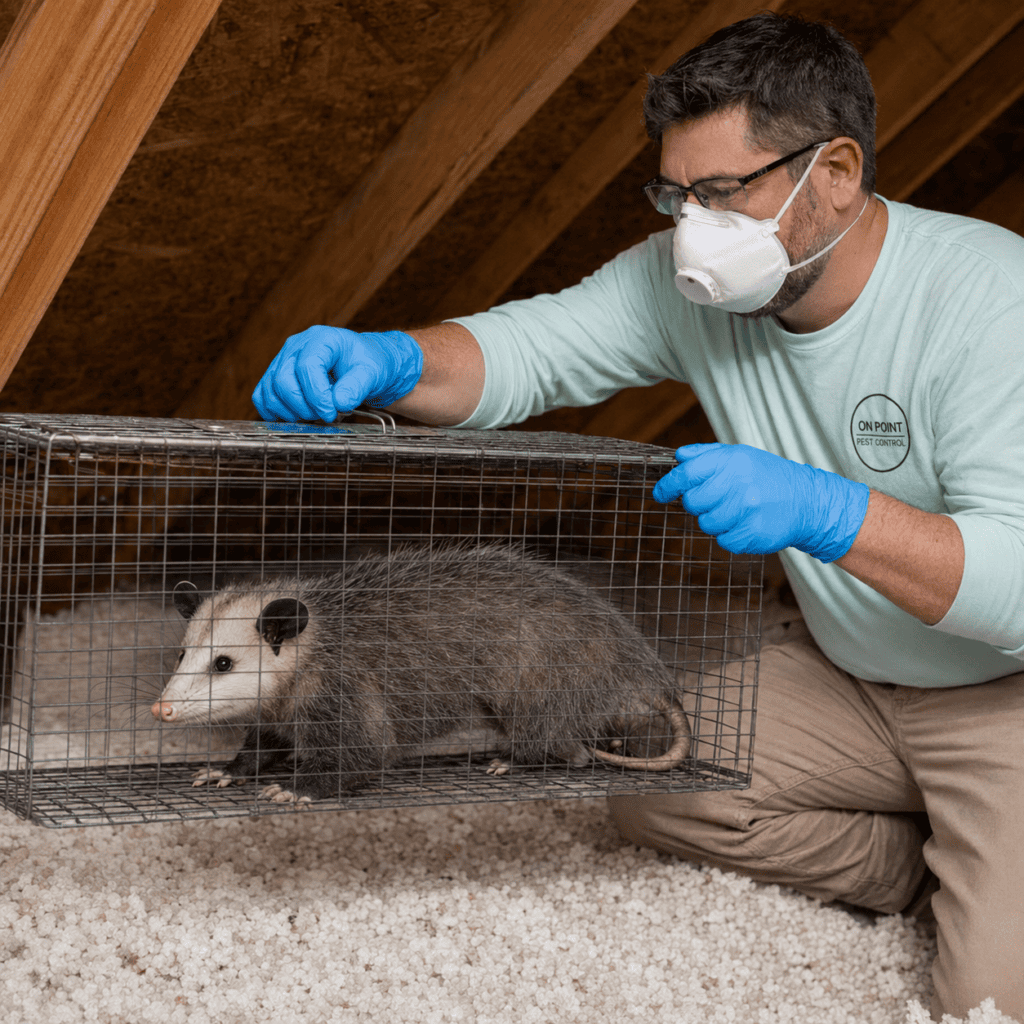 Houston, Spring, Conroe, Woodlands Humane Opossum Removal